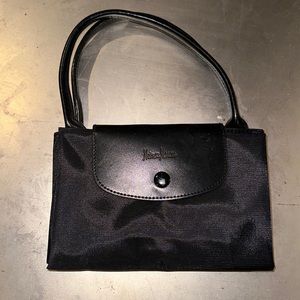 Nieman Marcus compact black tote bag